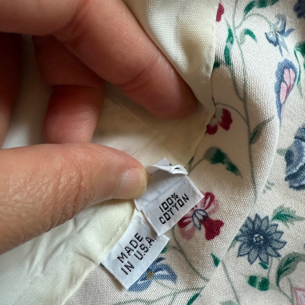 Vintage Talbots Floral Patterned Blazer-Size 4 - Picture 12 of 14